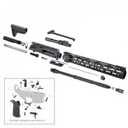 AR15 16" RIFLE KIT W/ 15" M-LOK HANDGUARD BCG LPK MAGPUL FURNITURE 